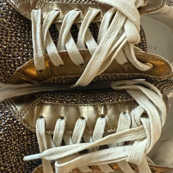 Kurt Geiger Beige and Dark Beige Sneakers Box - Picture 11 of 12